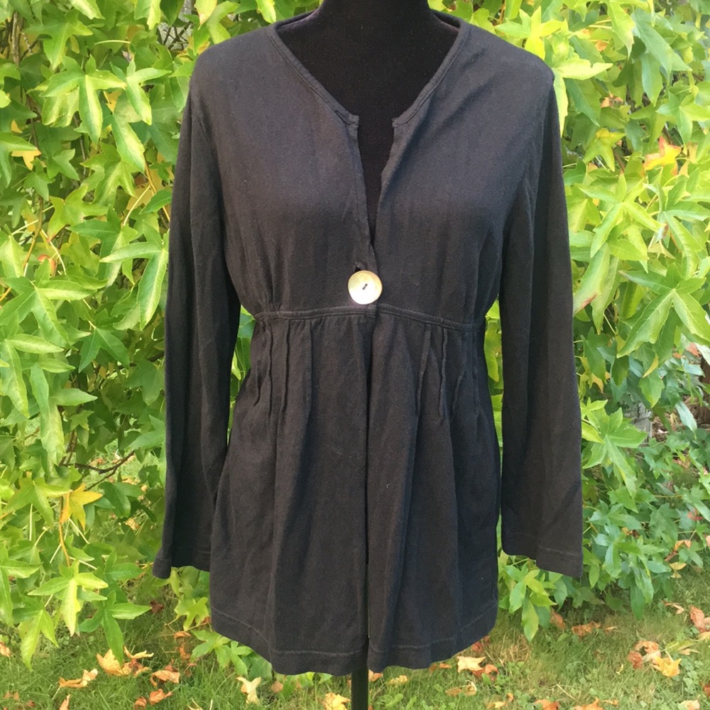 Willow Single Button Open Front Sweater - image 1